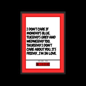 The Cure - Its Friday I'm in love