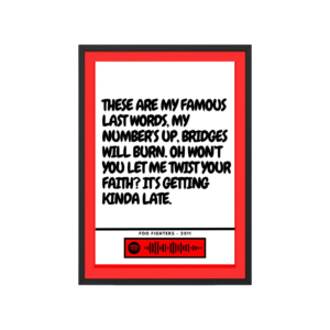 Foo Fighters - Bridge burning