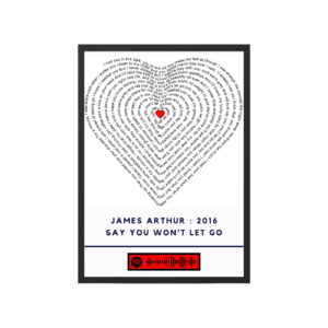 James Arthur - Say you wont let go