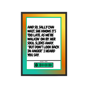 Oasis - Dont look back in anger