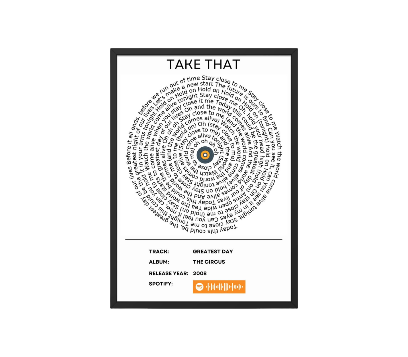 Take That - Greatest day