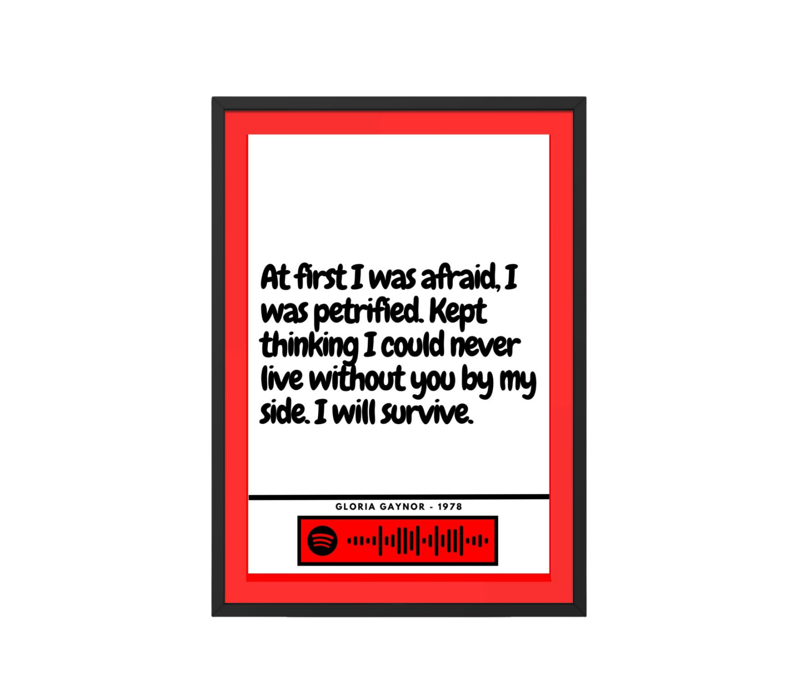 Portrait Framed Art Print Gloria Gaynor - I Will Survive